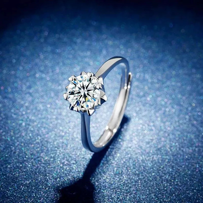 1 Karat Artificial Diamond, Pure Color Moissanite - Numba1Diva