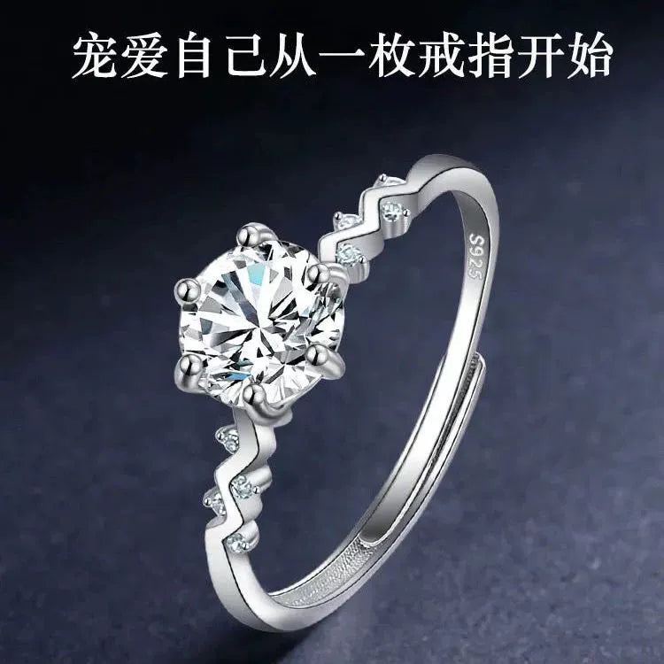 1 Karat Artificial Diamond, Pure Color Moissanite - Numba1Diva
