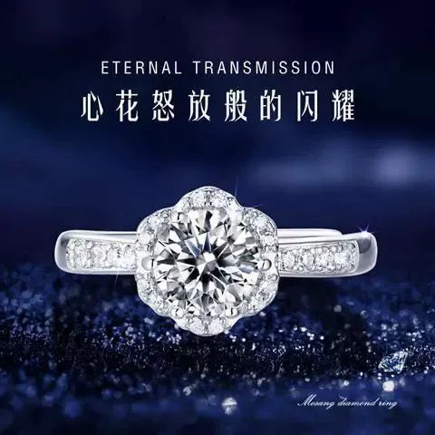 1 Karat Artificial Diamond, Pure Color Moissanite - Numba1Diva