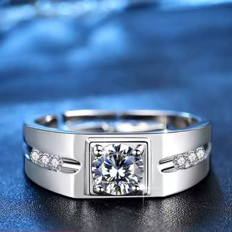 1 Karat Artificial Diamond, Pure Color Moissanite - Numba1Diva
