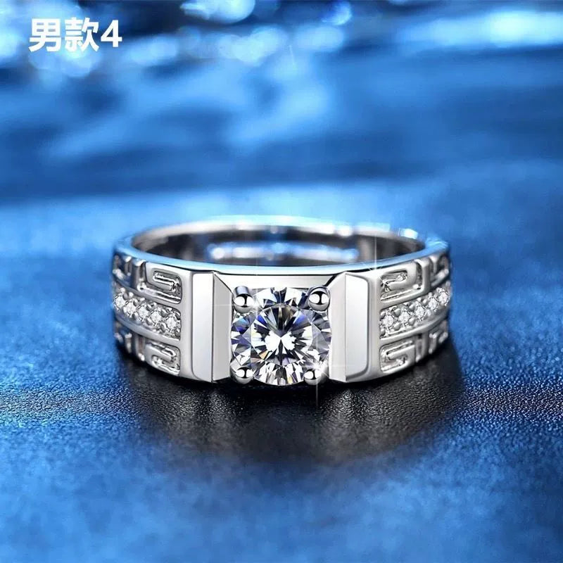 1 Karat Artificial Diamond, Pure Color Moissanite - Numba1Diva
