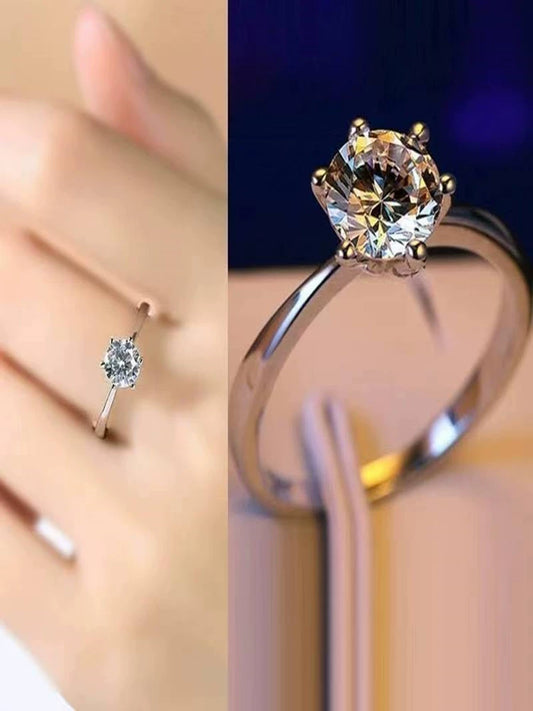 1 Karat Artificial Diamond, Pure Color Moissanite - Numba1Diva