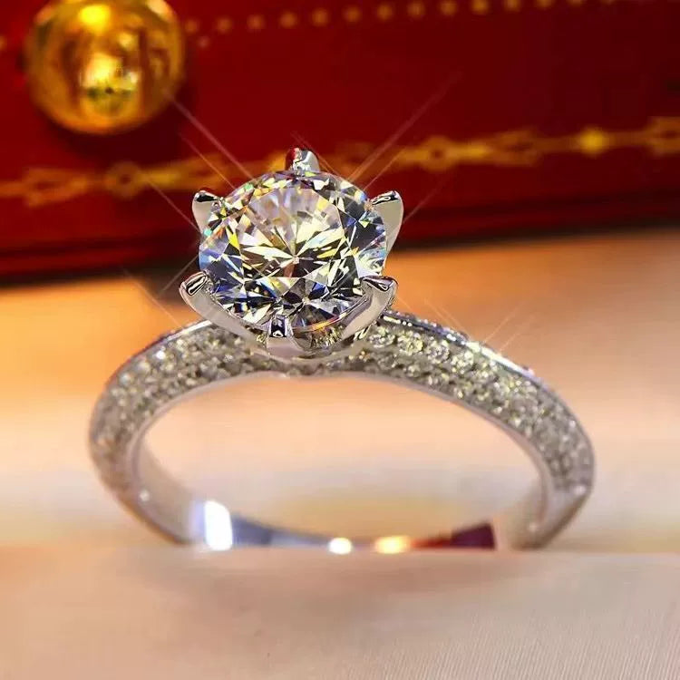 1 Karat Artificial Diamond, Pure Color Moissanite - Numba1Diva