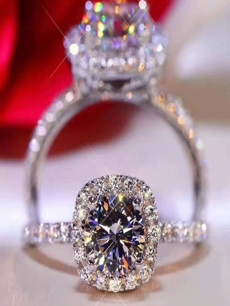 1 Karat Artificial Diamond, Pure Color Moissanite - Numba1Diva