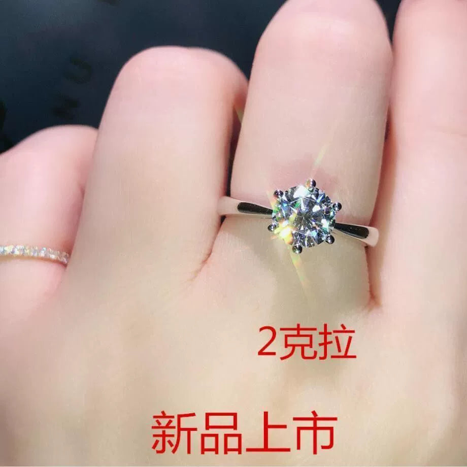 1 Karat Artificial Diamond, Pure Color Moissanite - Numba1Diva